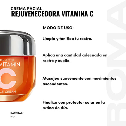 CREMA FACIAL REJUVENECEDORA VITAMINA C 50G BIOAQUA