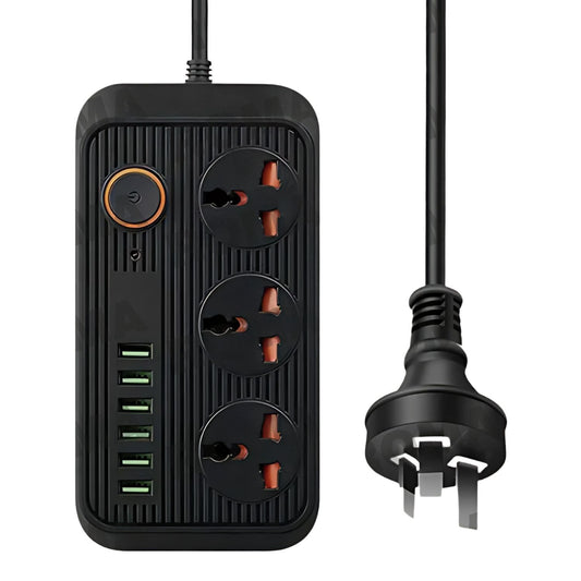 EXTENSIÓN TOMACORRIENTE 6 TOMAS + 6 USB