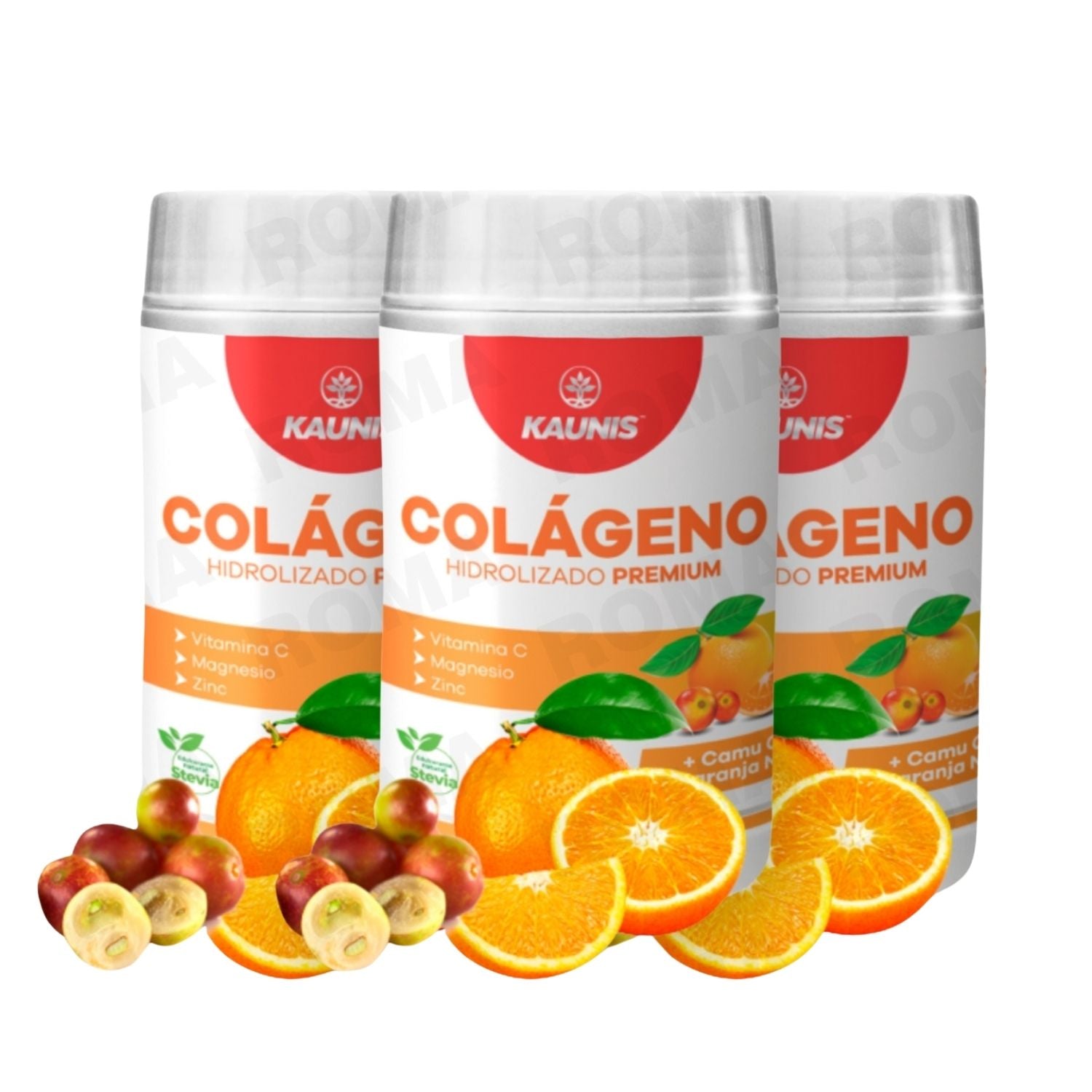 COLÁGENO HIDROLIZADO CAMU CAMU Y NARANJA NATURAL 300G