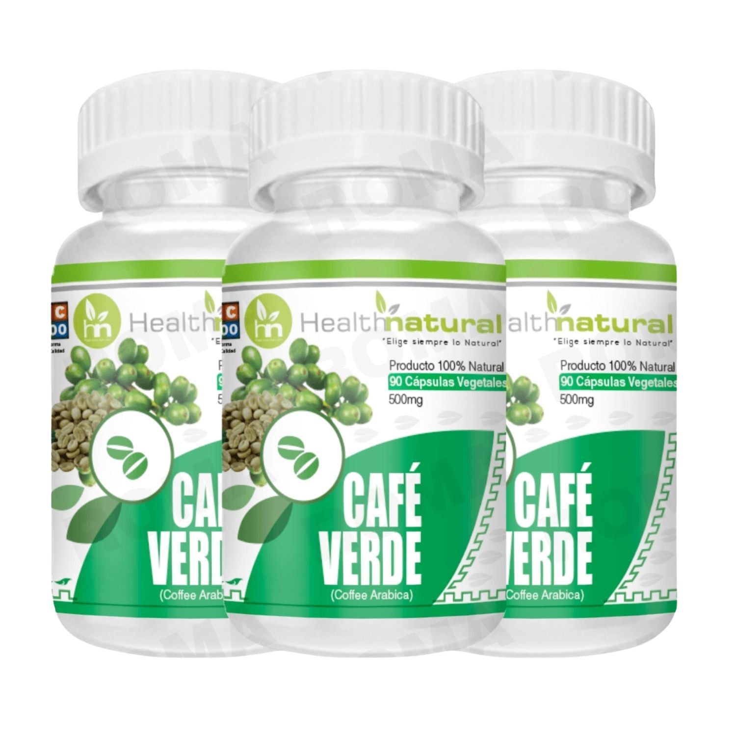 CAFÉ VERDE HEALTHNATURAL 500MG