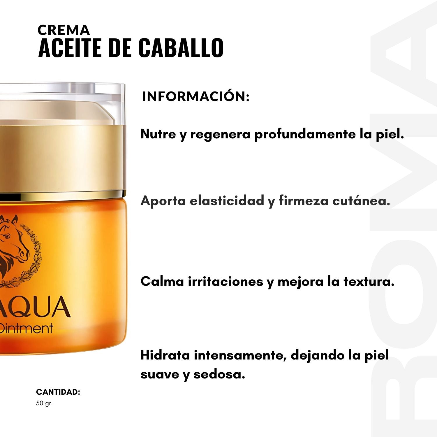 CREMA ACEITE DE CABALLO 50G BIOAQUA