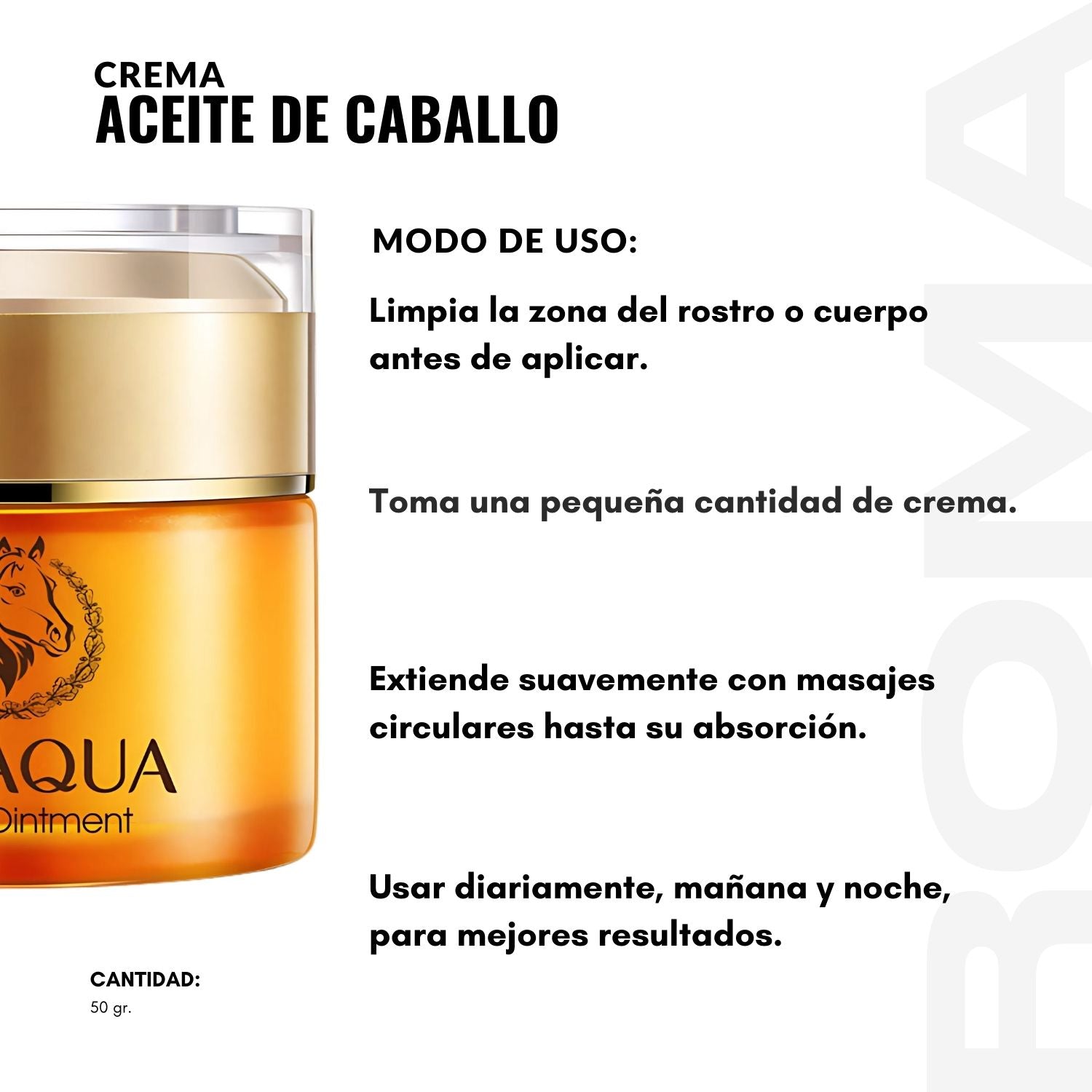 CREMA ACEITE DE CABALLO 50G BIOAQUA