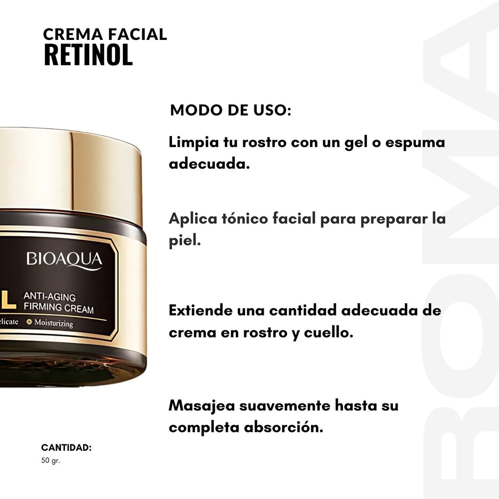 CREMA FACIAL RETINOL 50G BIOAQUA