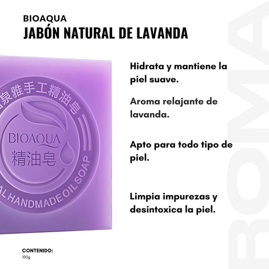 JABÓN DE LAVANDA BIOAQUA 100G