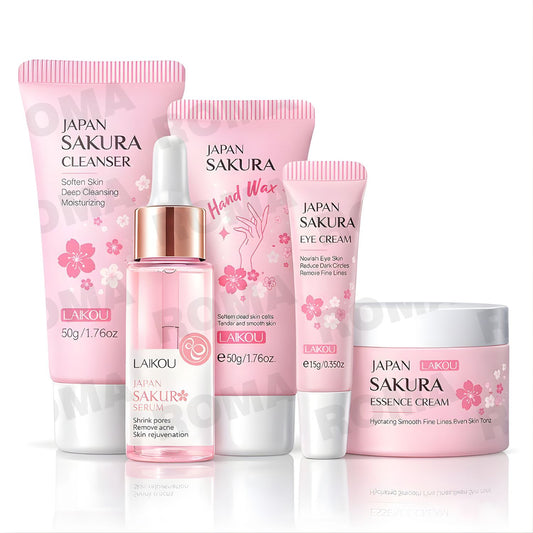 KIT SKINCARE JAPAN SAKURA 5 PZS LAIKOU