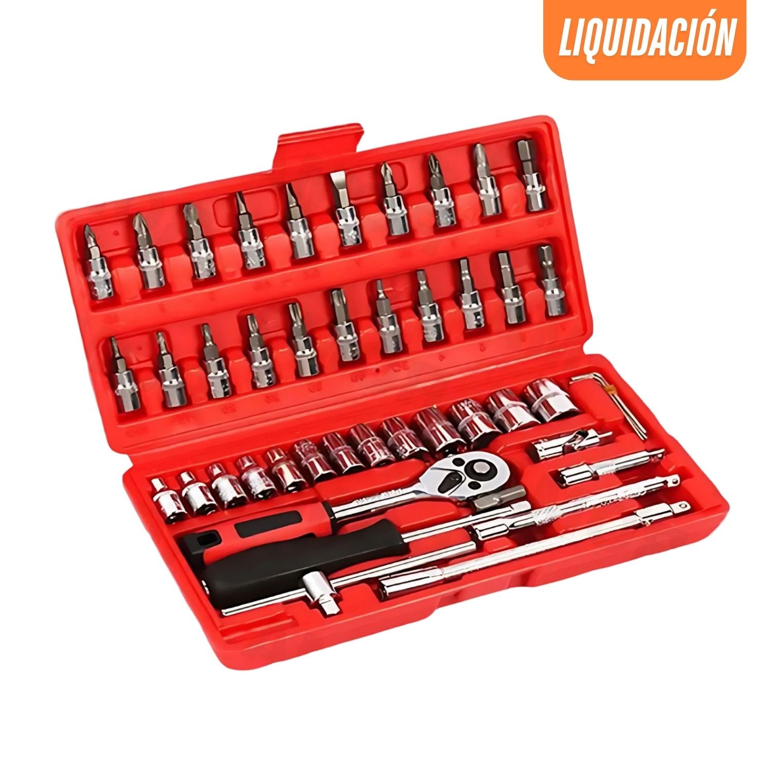 KIT HERRAMIENTAS 46 PIEZAS