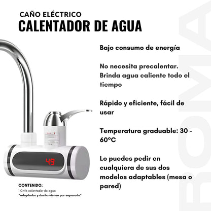 CAÑO ELÉCTRICO CALENTADOR DE AGUA