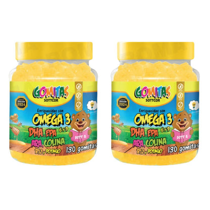 GOMITAS OMEGA 3 NIÑOS 130UND