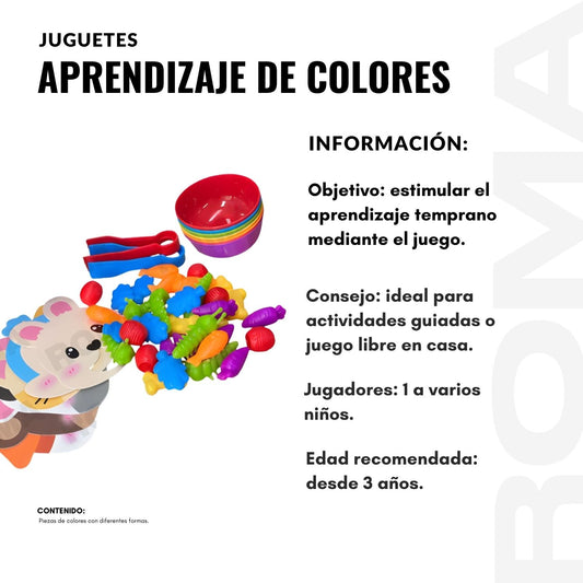 APRENDIZAJE DE COLORES