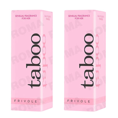 PERFUME ROSA CON FEROMONAS PARA MUJER 10ML TABOO