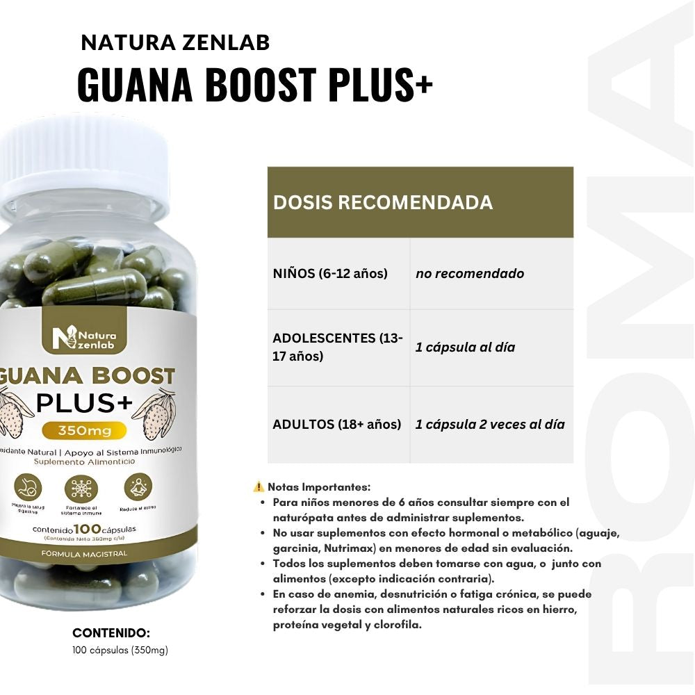 GUANA BOOST PLUS+ 350MG