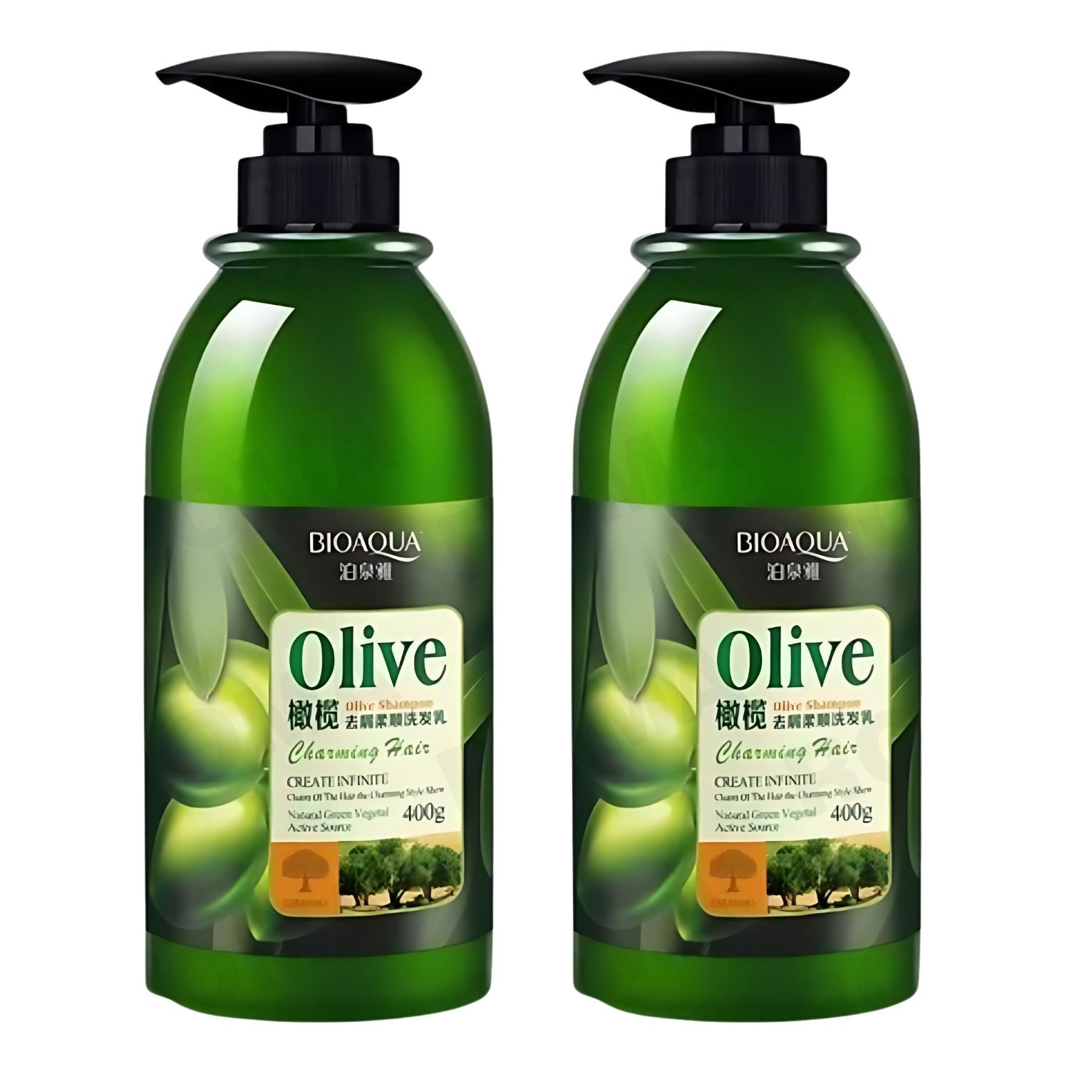 SHAMPOO DE OLIVO BIOAQUA 400ML
