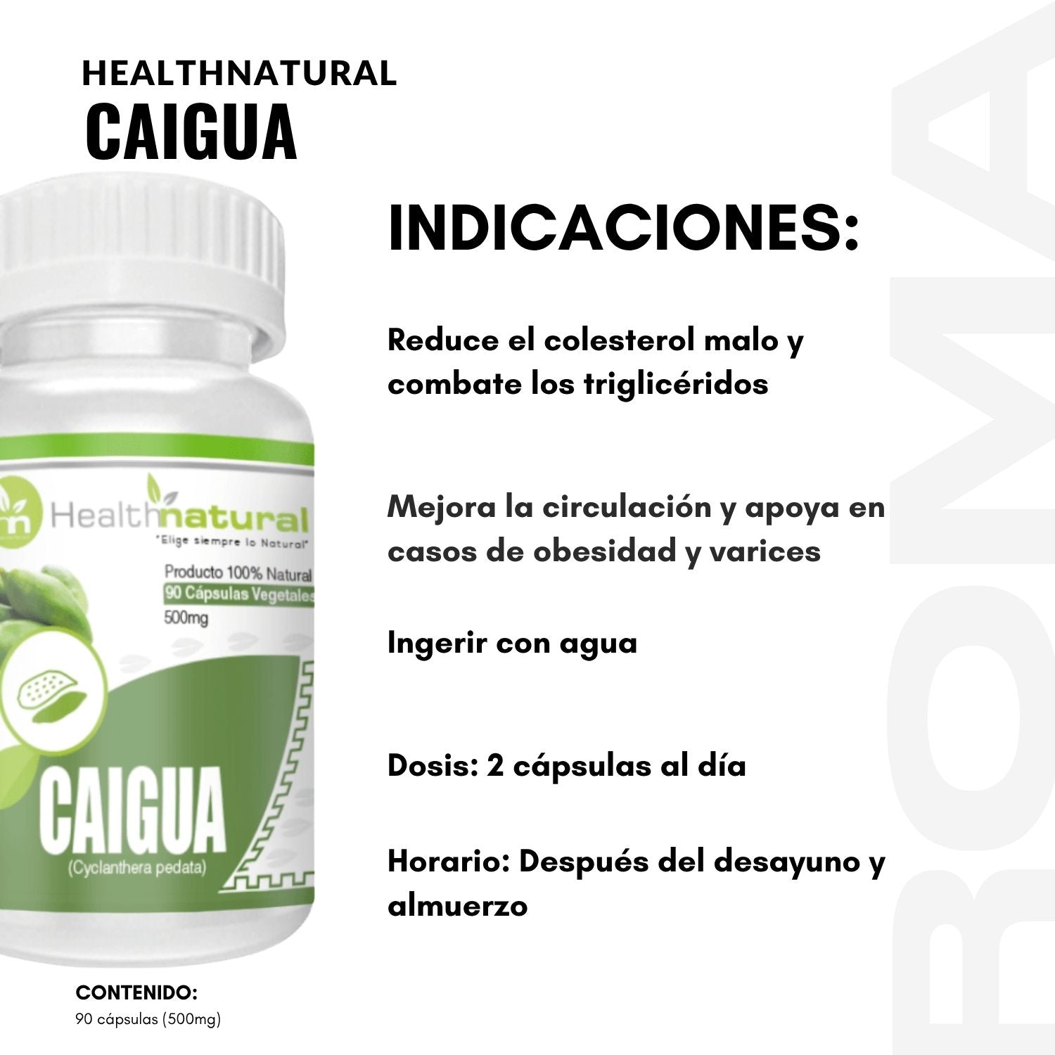 CAIGUA HEALTHNATURAL 500MG