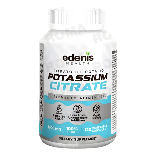 CITRATO DE POTASIO 120 CÁPSULAS EDENIS HEALTH