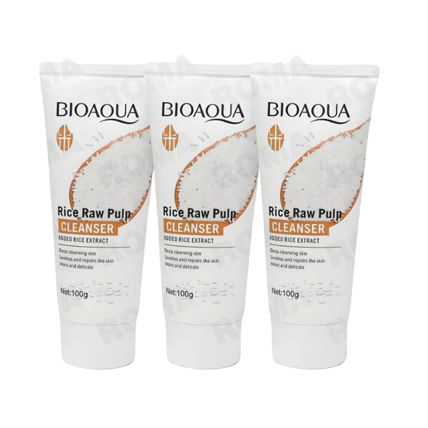 LIMPIADOR FACIAL DE ARROZ BIOAQUA 100G