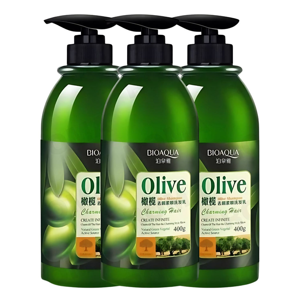 SHAMPOO DE OLIVO BIOAQUA 400ML