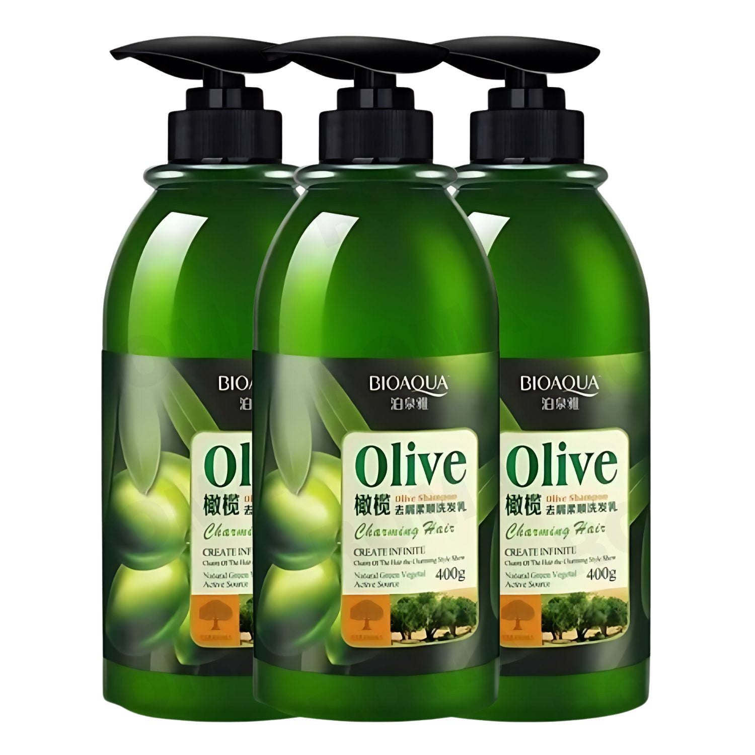 SHAMPOO DE OLIVO BIOAQUA 400ML
