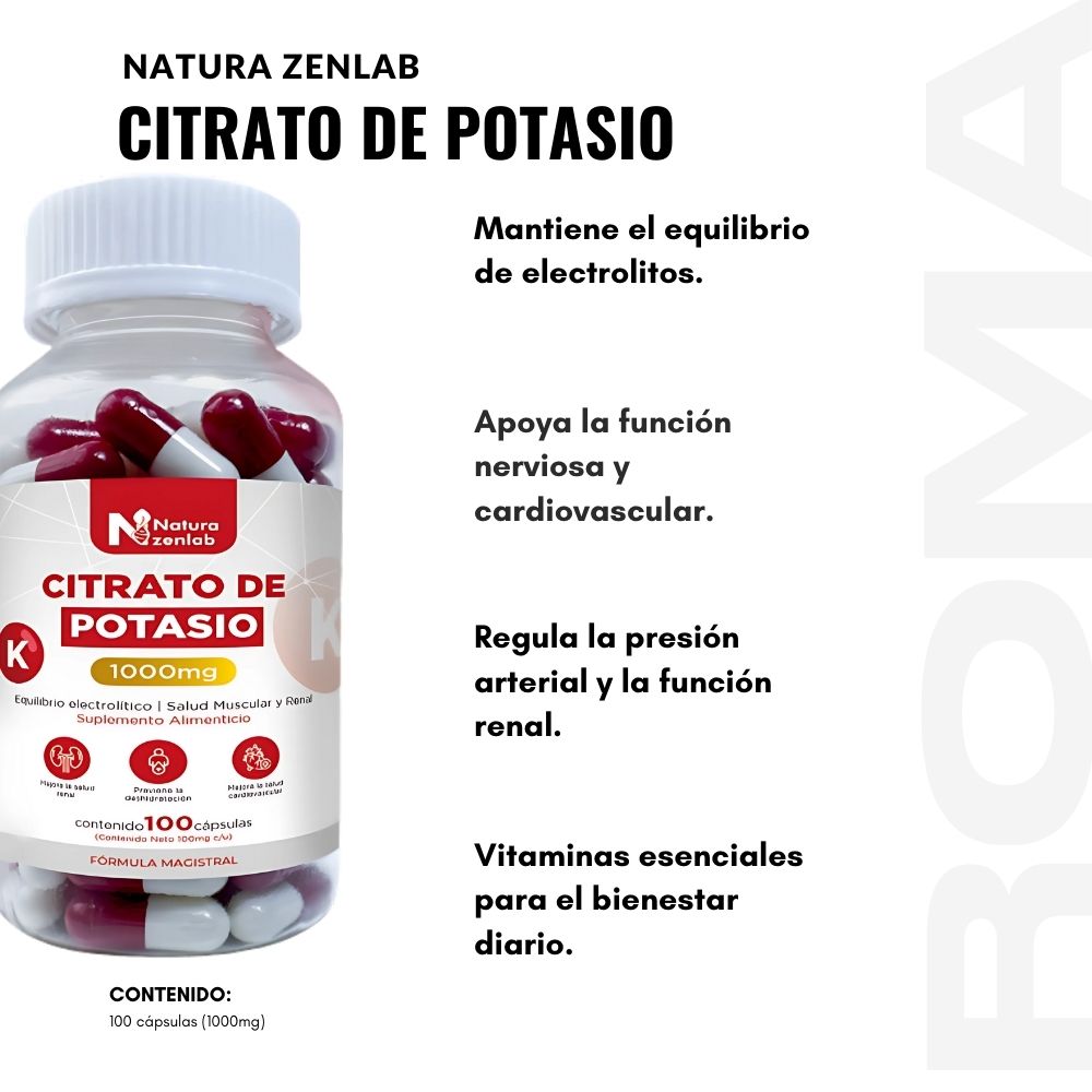 CITRATO DE POTASIO 1000MG