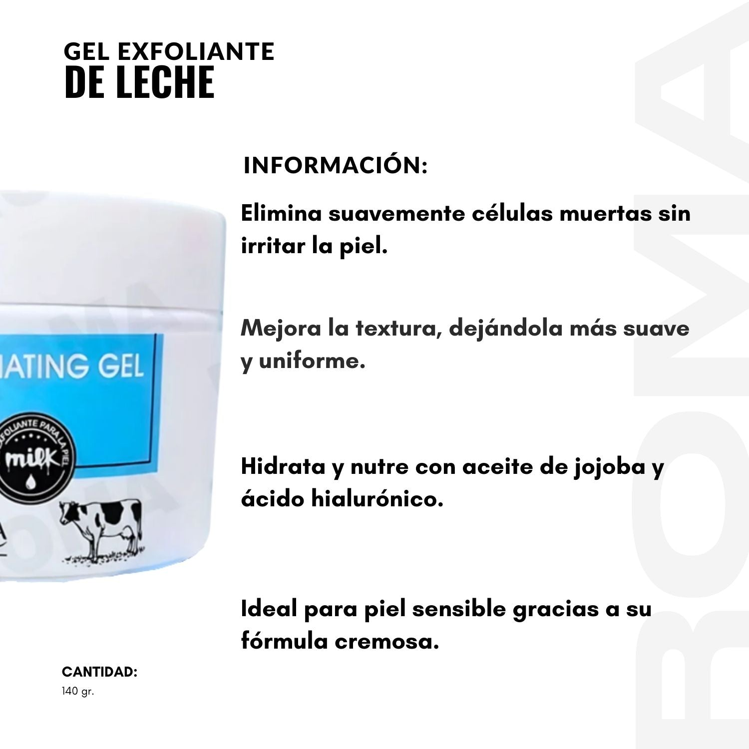 GEL EXFOLIANTE DE LECHE 140G BIOAQUA