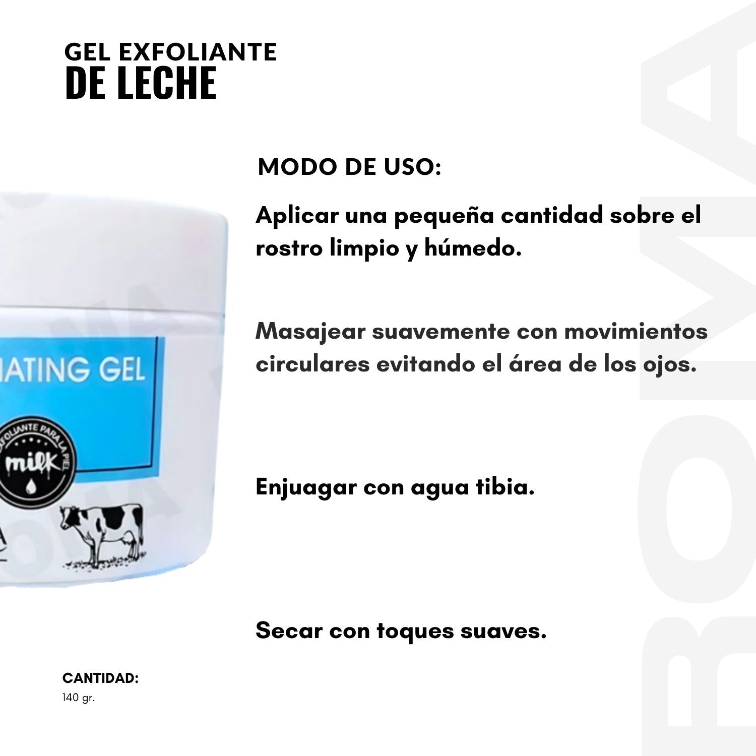 GEL EXFOLIANTE DE LECHE 140G BIOAQUA