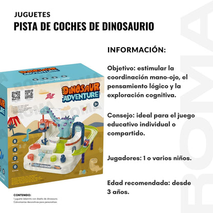 PISTA DE COCHES DE DINOSAURIO