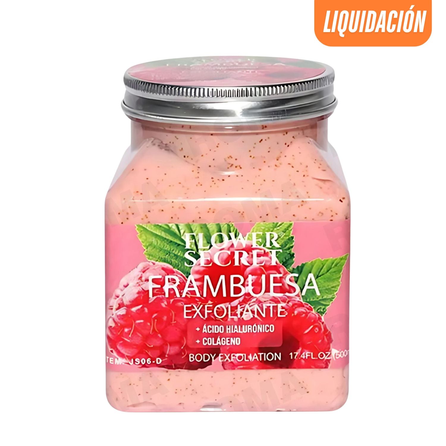 CREMA EXFOLIANTE FRAMBUESA FLOWER SECRECT 500ML