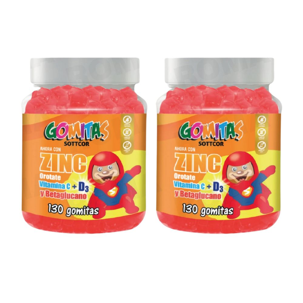 GOMITAS ZINC OROTATE NIÑOS 130UND