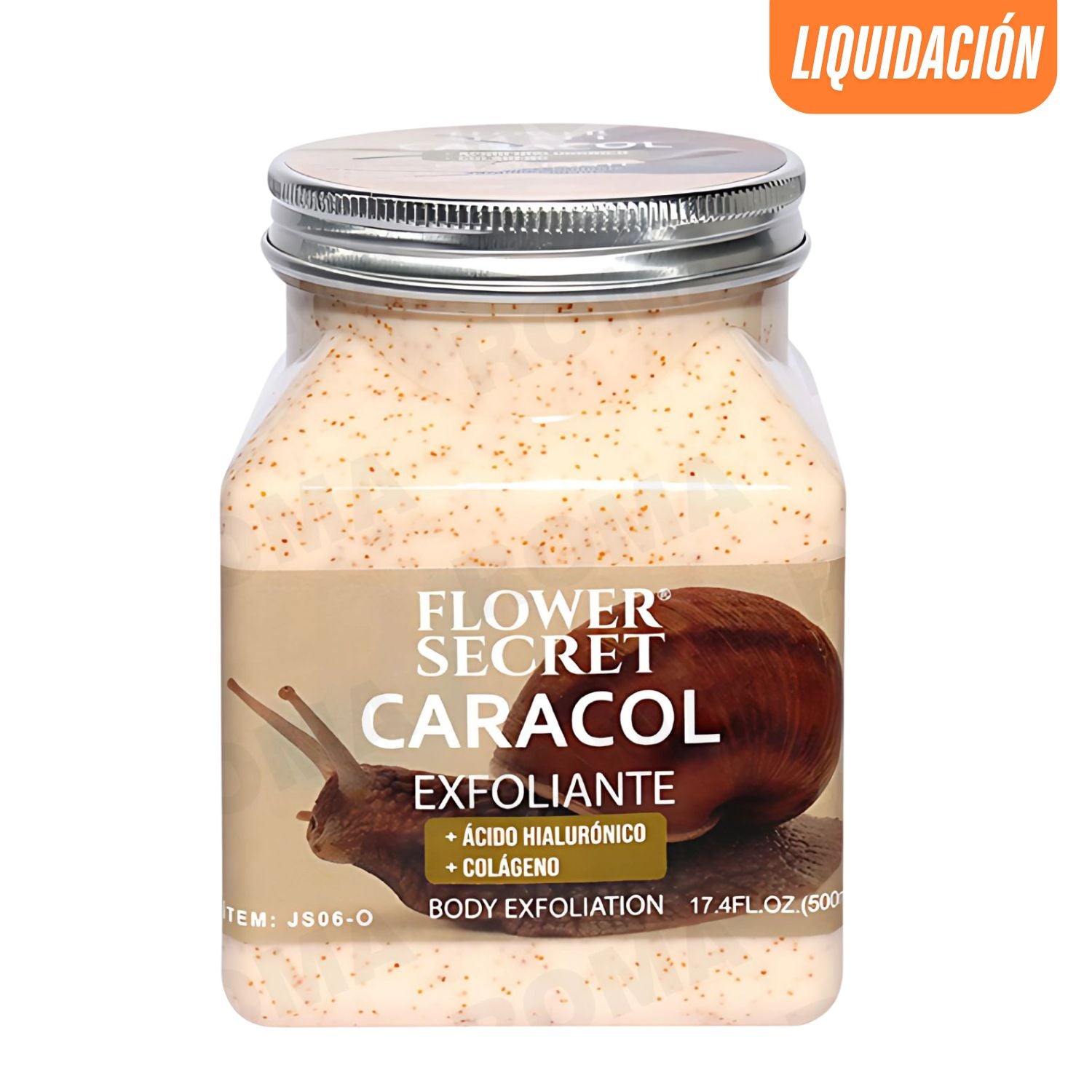 CREMA EXFOLIANTE CARACOL FLOWER SECRET 500ML