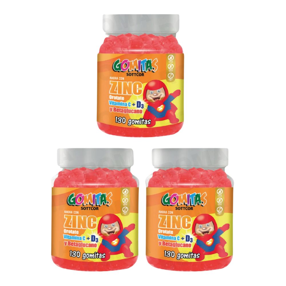 GOMITAS ZINC OROTATE NIÑOS 130UND