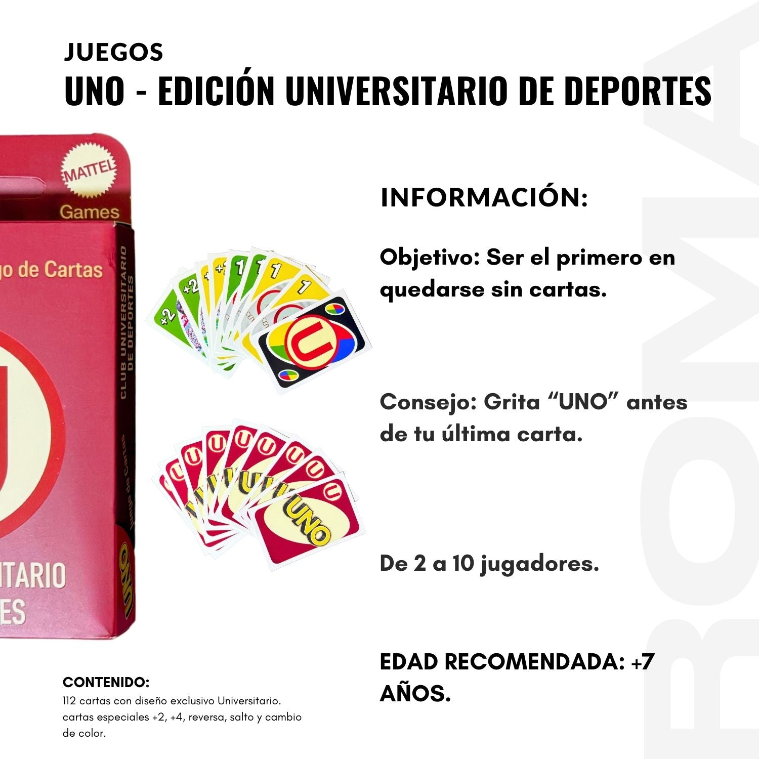 UNO – EDICIÓN UNIVERSITARIO DE DEPORTES V2