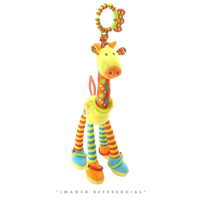PELUCHE SENSORIAL DE JIRAFA PARA BEBÉ
