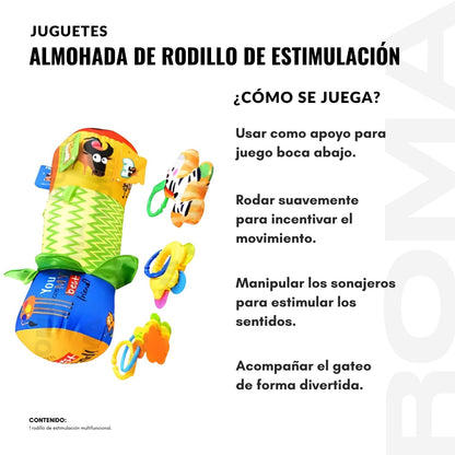 ALMOHADA DE RODILLO DE ESTIMULACIÓN