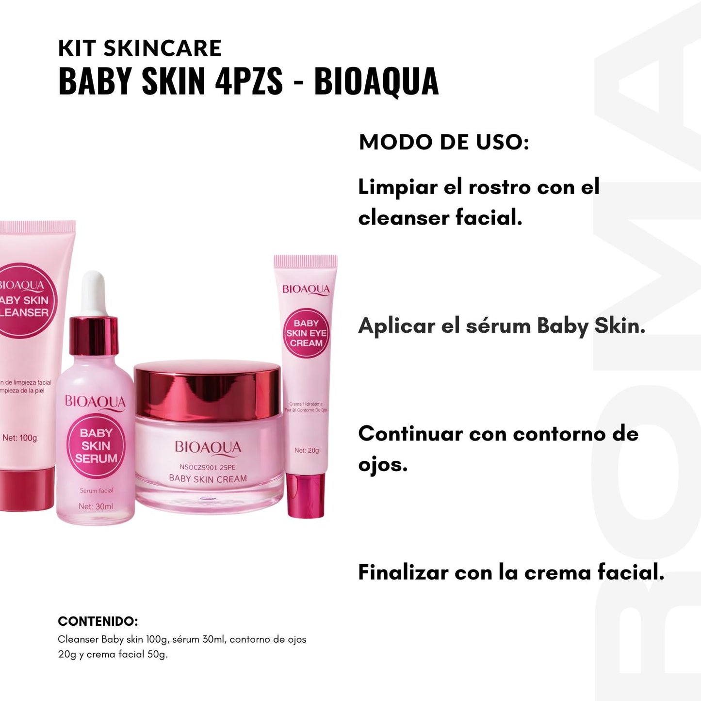 KIT SKINCARE BABY SKIN 4PZS BIOAQUA