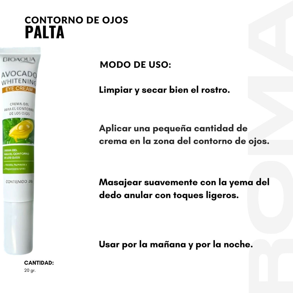 CONTORNO DE OJOS PALTA 20G BIOAQUA