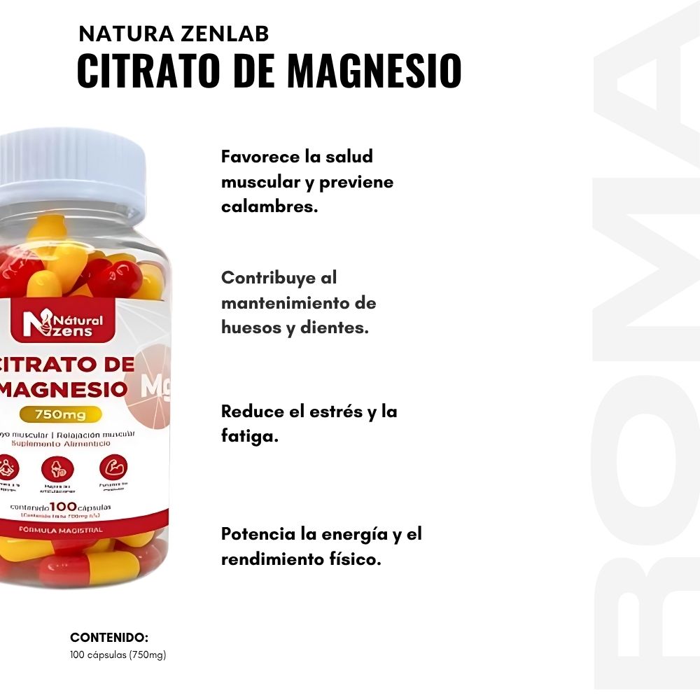 CITRATO DE MAGNESIO 750MG