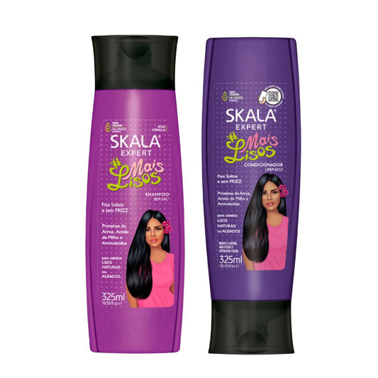 SHAMPOO + ACONDICIONADOR MAIS LISOS SKALA EXPERT 325ML