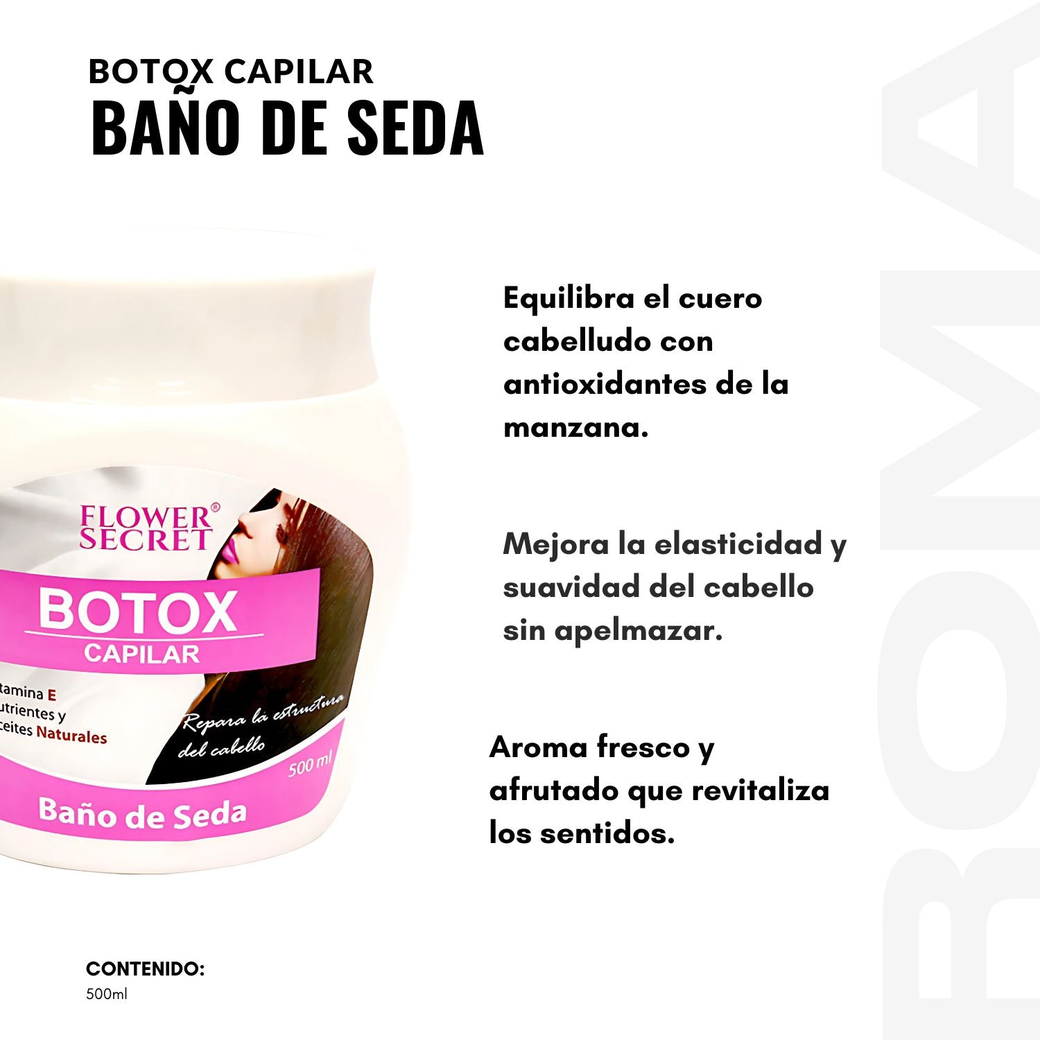 BOTOX CAPILAR BAÑO DE SEDA FLOWER SECRET 500ML