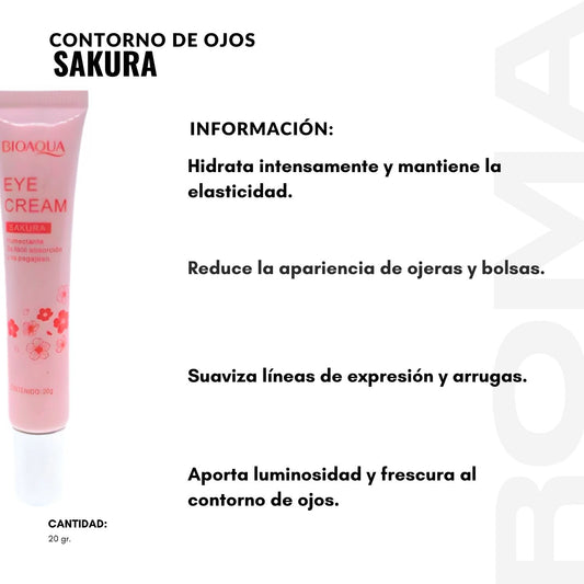CONTORNO DE OJOS SAKURA 20G BIOAQUA