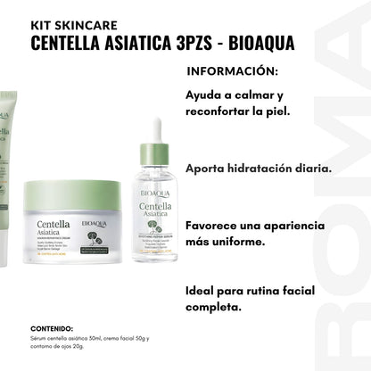 KIT CENTELLA ASIATICA 3 PZS BIOAQUA