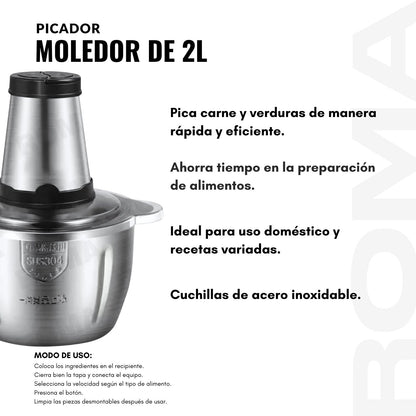 PICADOR MOLEDOR DE 2L