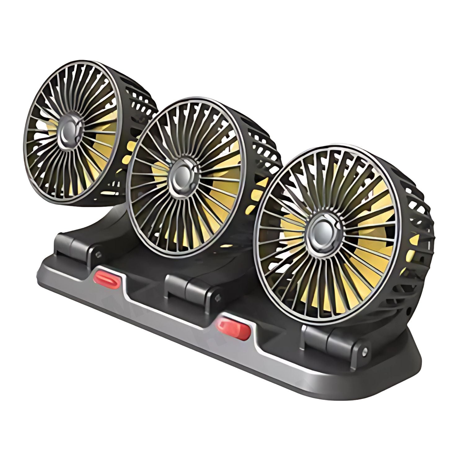 VENTILADOR TRIPLE PARA CARRO 24V