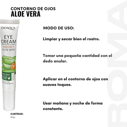 CONTORNO DE OJOS ALOE VERA 20G BIOAQUA