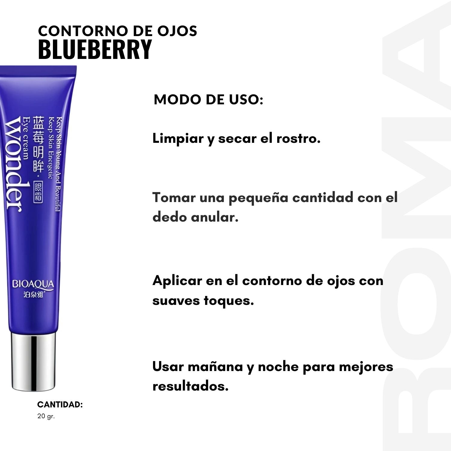 CONTORNO DE OJOS BLUEBERRY 20G BIOAQUA