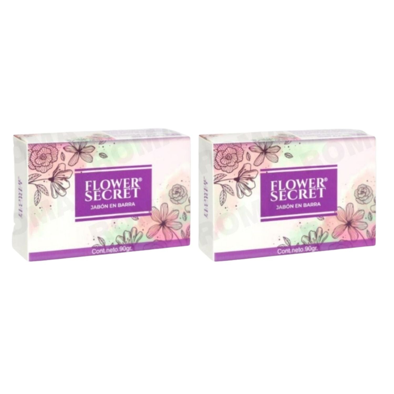 JABÓN EN BARRA AROMA NEUTRO 90G FLOWER SECRET