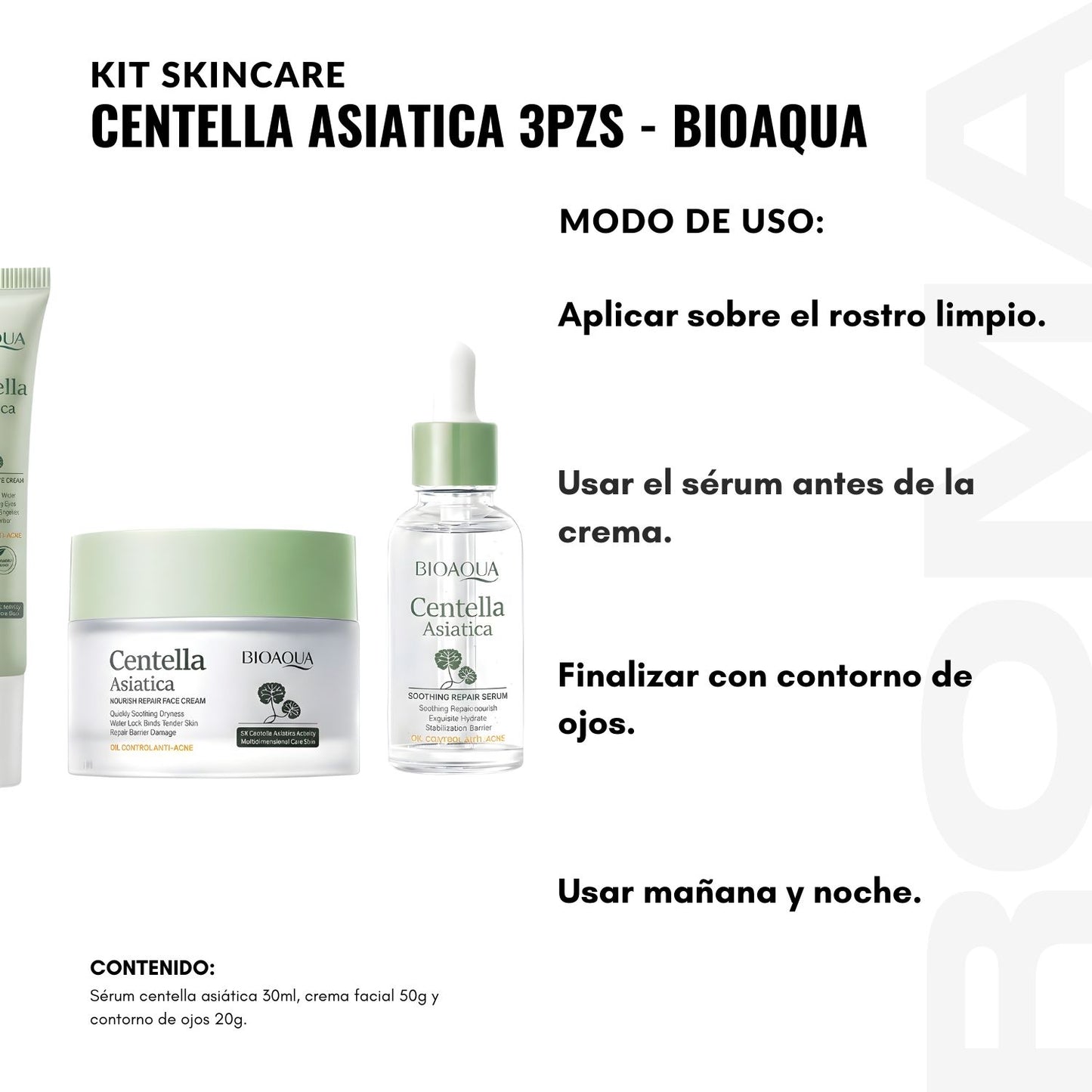 KIT CENTELLA ASIATICA 3 PZS BIOAQUA