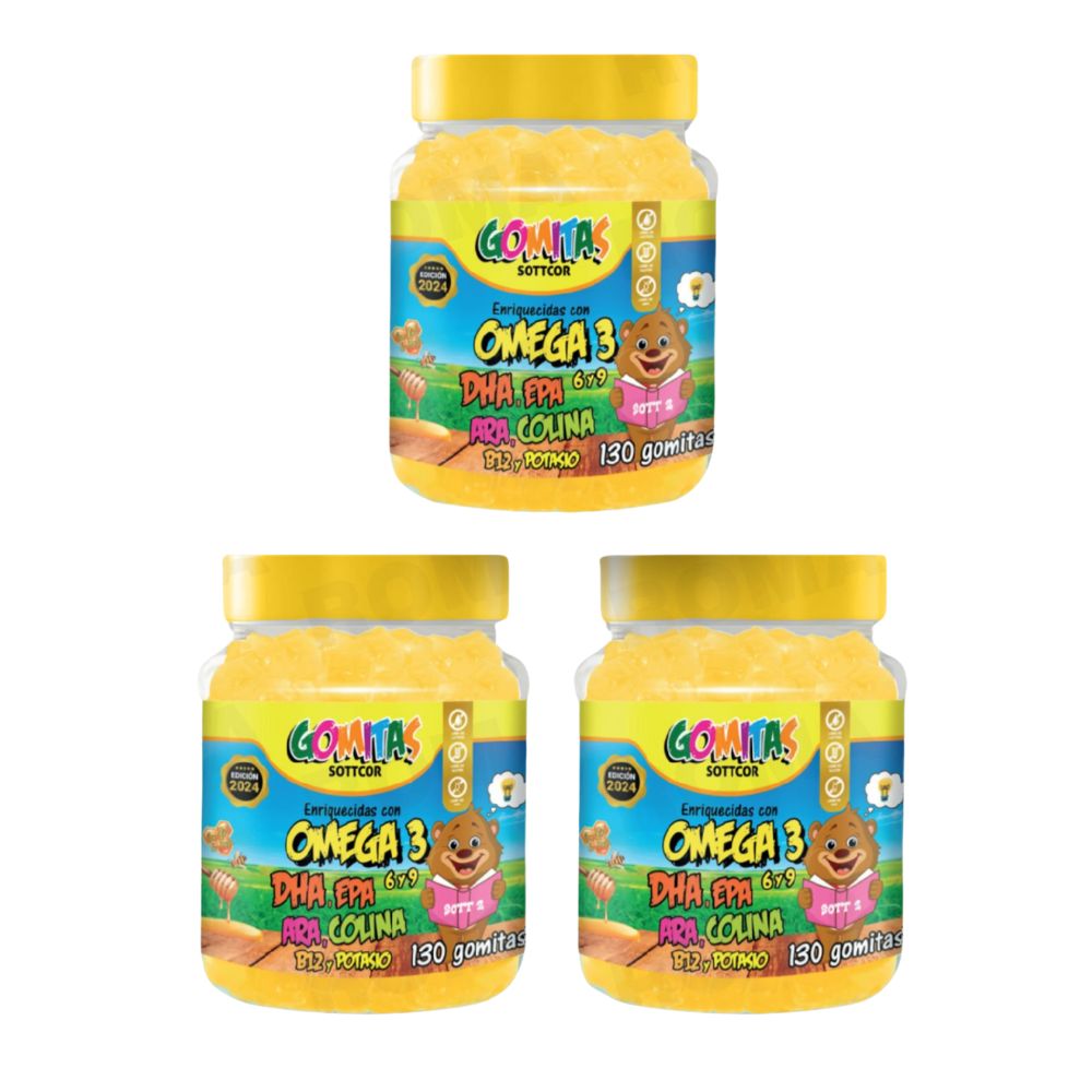 GOMITAS OMEGA 3 NIÑOS 130UND
