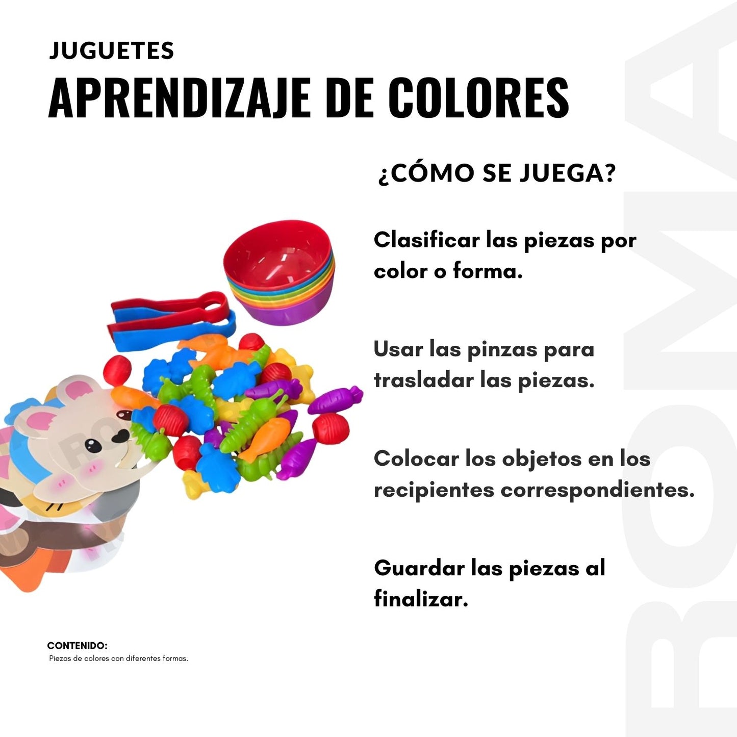APRENDIZAJE DE COLORES