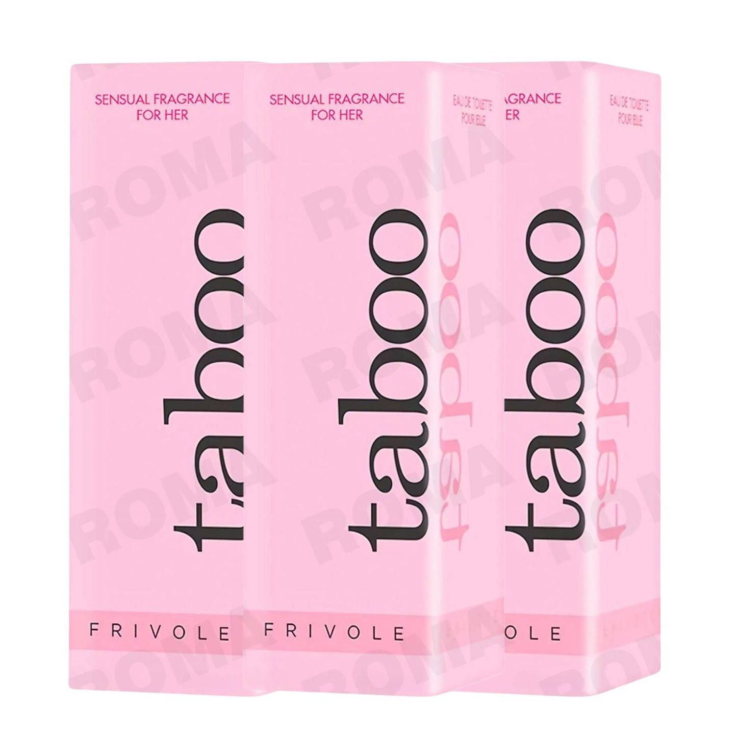 PERFUME ROSA CON FEROMONAS PARA MUJER 10ML TABOO