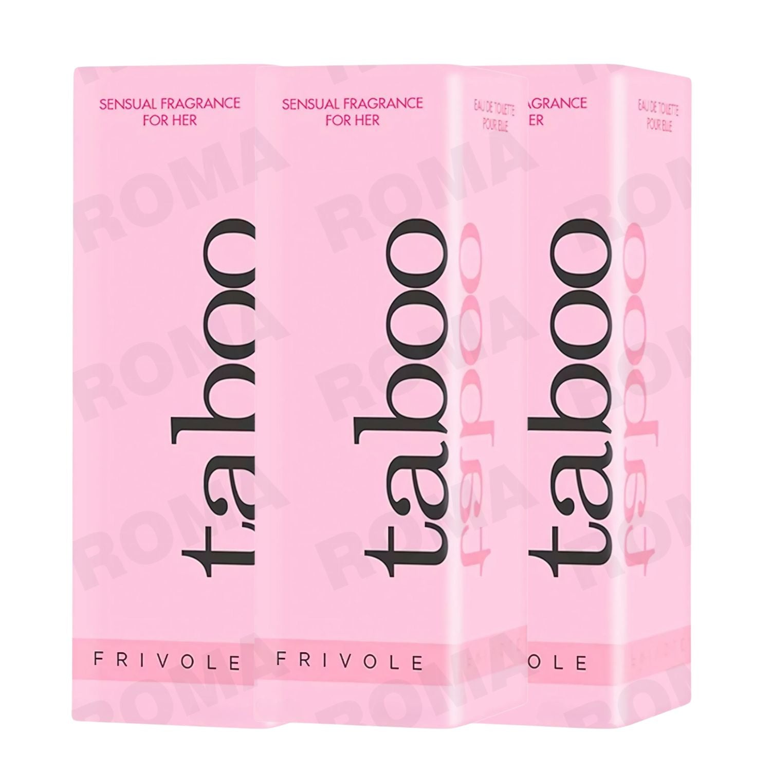 PERFUME ROSA CON FEROMONAS PARA MUJER 10ML TABOO