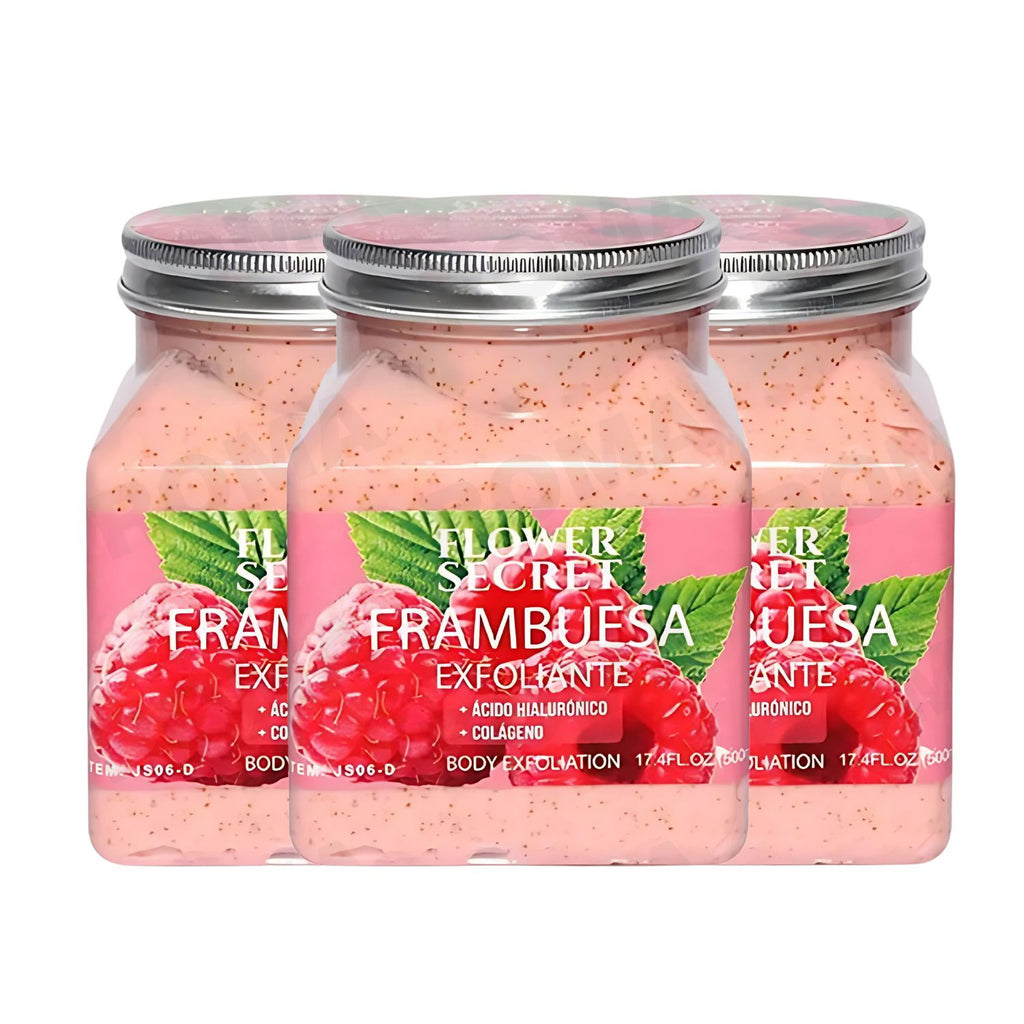 CREMA EXFOLIANTE FRAMBUESA FLOWER SECRECT 500ML